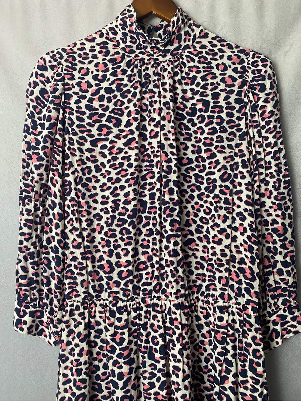 Zadig & Voltaire Pink Navy Mobwife Mini Dress L - Picture 4 of 9